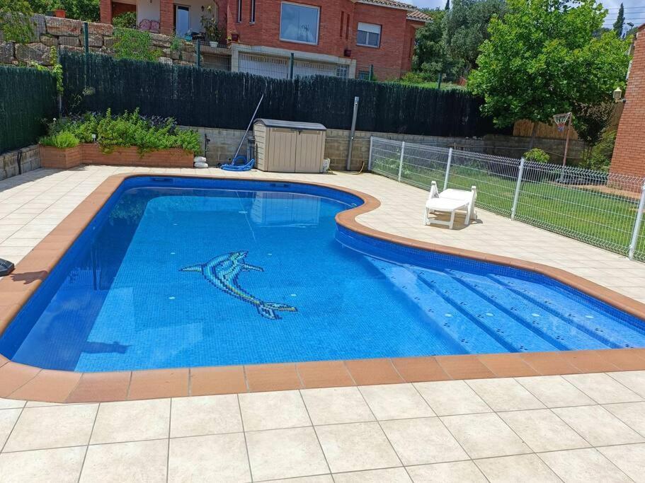 Вилла Casa Con Jardin Y Piscina Privada. Santa Eulalia de Ronsana Экстерьер фото